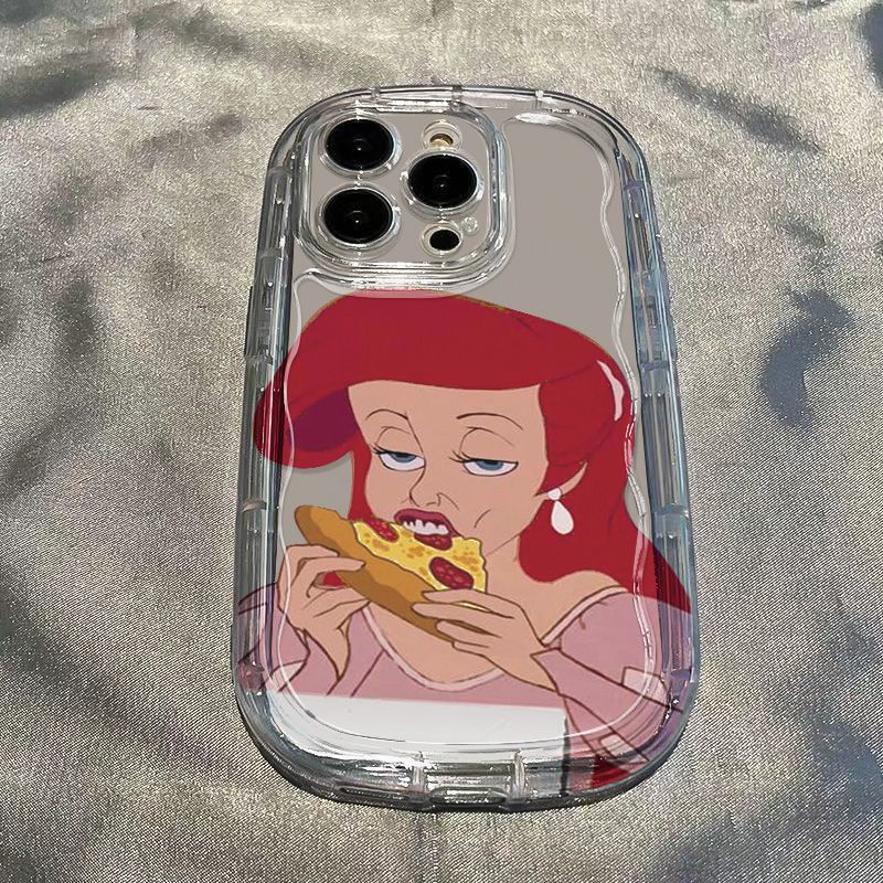 ✅Ốp Điện Thoại Mềm Trong Suốt Chống Sốc In Hình Pizza Cho Iphone 14 12 Xs Max 11 13 Xr 7 / / 8p JDI8