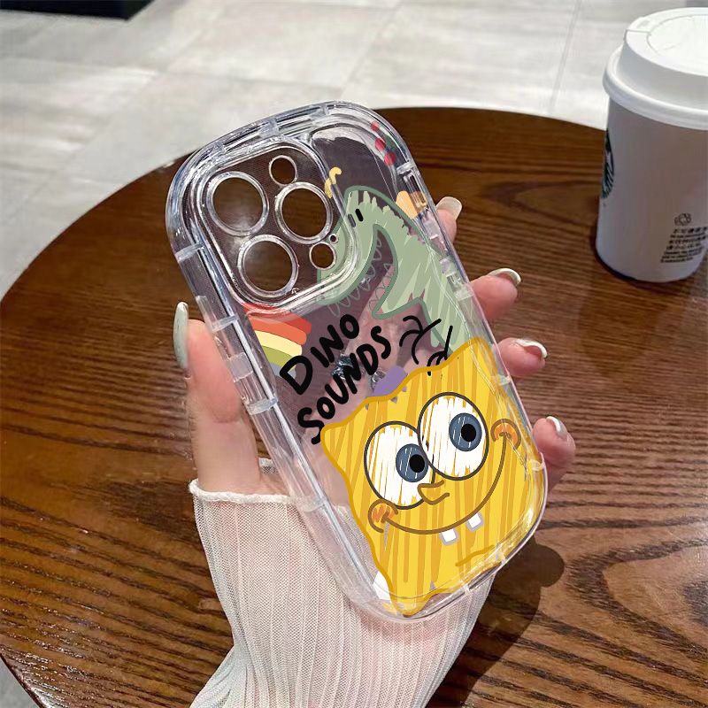 ✅Ốp Điện Thoại Mềm Trong Suốt Chống Sốc Hình Khủng Long Cho Iphone 13 XrPromax14 / 11xs12 / 7 8p / TTL3