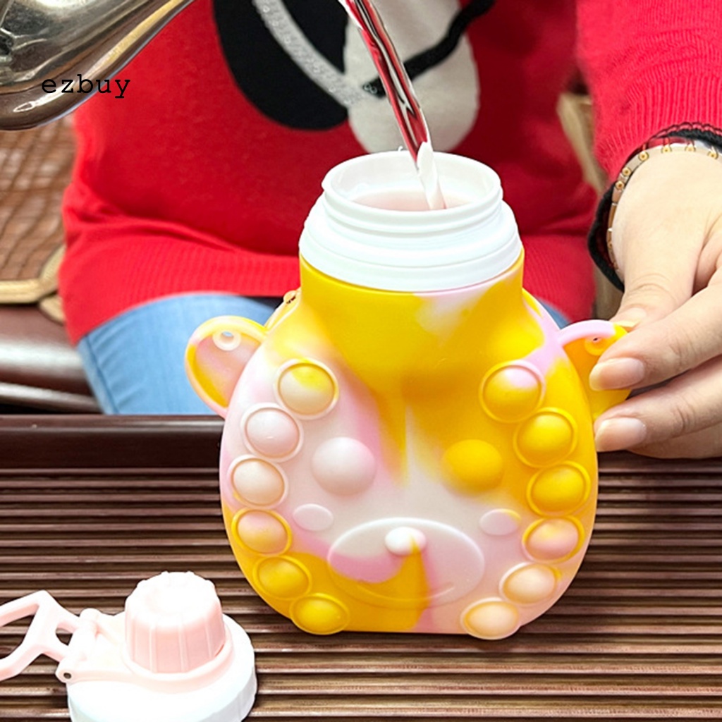 Bình Nước Silicone 470ml Không BPA Có Thể Gấp Gọn Tiện Dụng