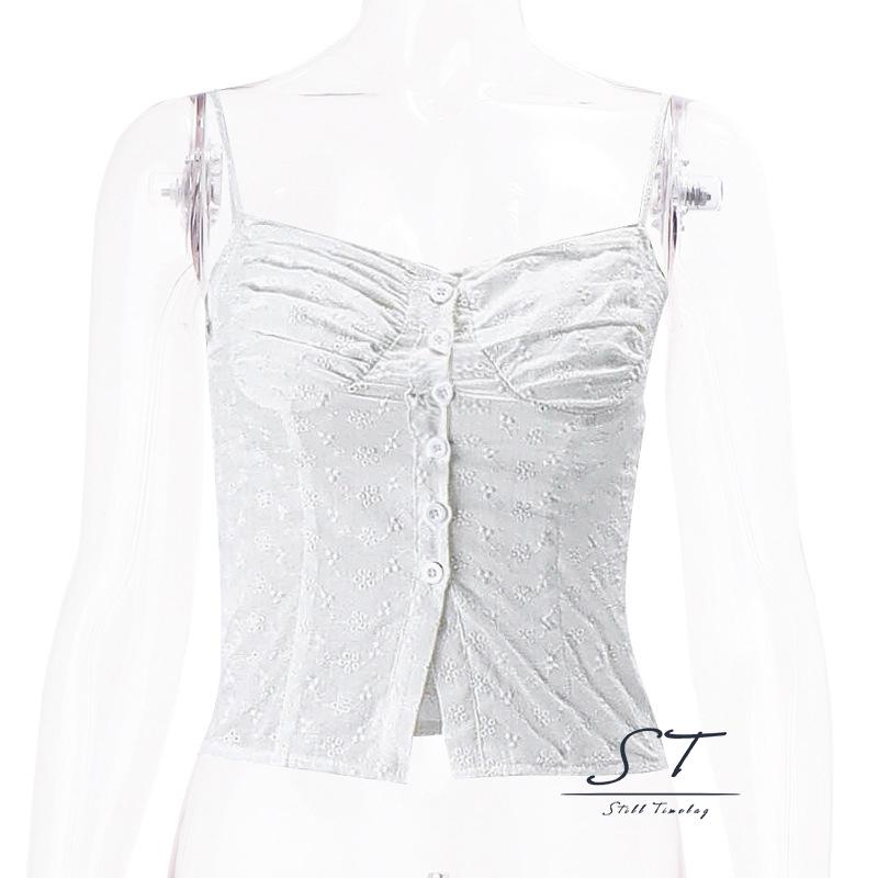 Áo Hai Dây Mỏng Họa Tiết Hoa Thời Trang CY03 Cho Nữ