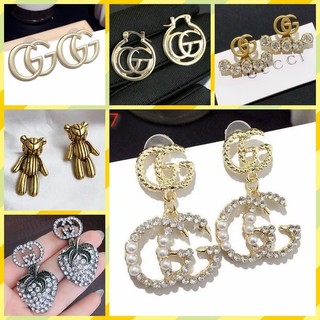 Bông tai gucci bằng thép titan đơn giản thanh lịch cá tính cho nữ