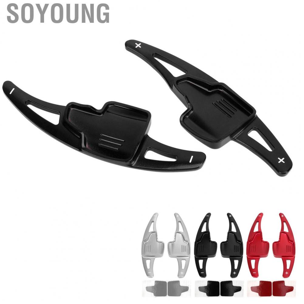 Soyoung Extended Shifter Trim Cover  Aluminium Alloy Impact Resistant Durable Stylish Light Weight Steering Shift Extension Paddle for EcoSport