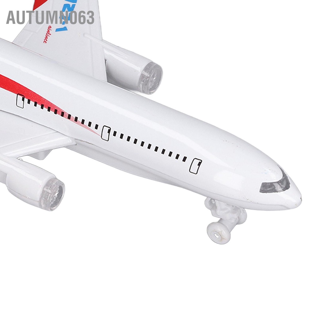 Autumn063 Mô Hình Máy Bay Phỏng Kéo Lại Chức Năng Âm Thanh Và Đèn Hợp Kim Diecast Đồ Chơi Cho Bộ Sưu Tập Quà Tặng
