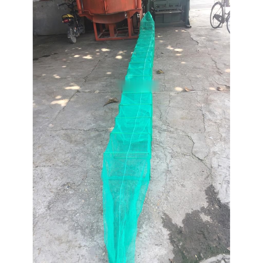 Lồng bát quái Dài 3M đến 8m + Tặng Mồi 1 gói mồi tôm,cua,cá,lươn,trạch Đồ Câu Simano