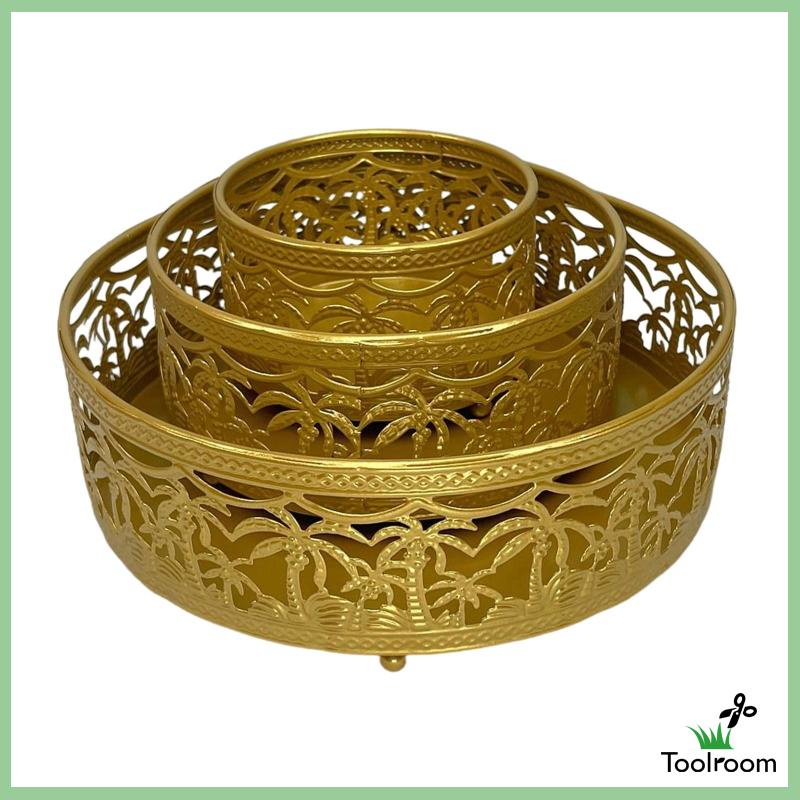 Set 3 Giá Đỡ Trưng Bày Bánh Cupcake Hình Tròn Cho Sự Kiện