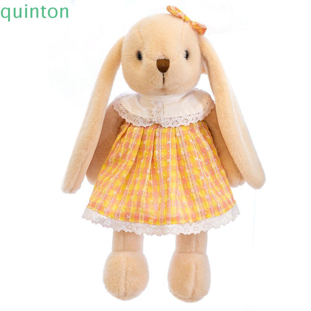 Thỏ Nhồi Bông 30 / 45CM Mặc Váy Hoạt Hình Trang Trí Nhà Cửa