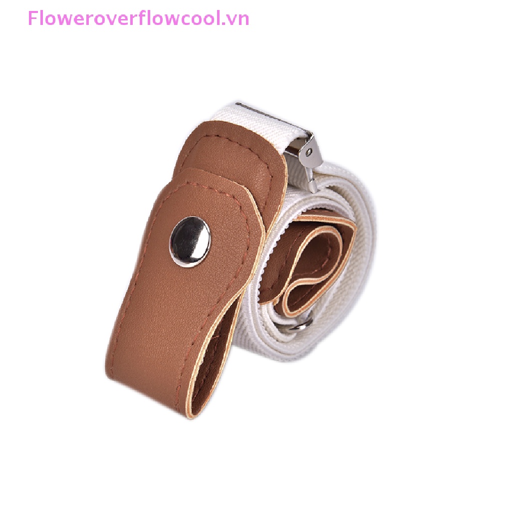 Thắt Lưng Không Khóa Cài Co Giãn Có Thể Điều Chỉnh Kích Thước Cho Bé Trai / Gái