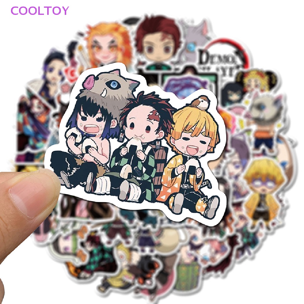 Set 100 Miếng Dán PVC Họa Tiết Graffiti Nhật Bản Trang Trí Vali / Guitar / Guitar