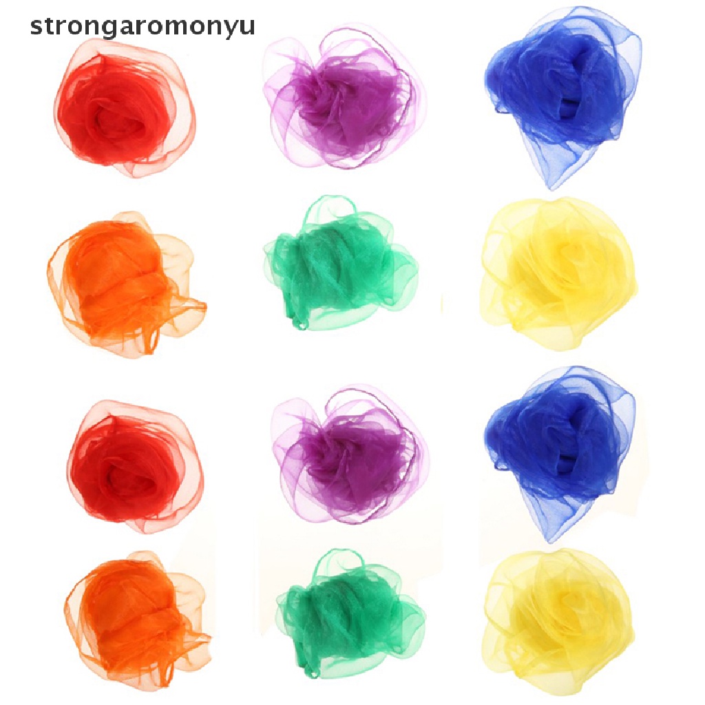 Set 12 Khăn Lụa 60 * 60cm Dùng Để Tập Thể Dục