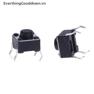Set 20 Công Tắc Nút Nhấn 4 Chốt 6 * 6 * 5mm