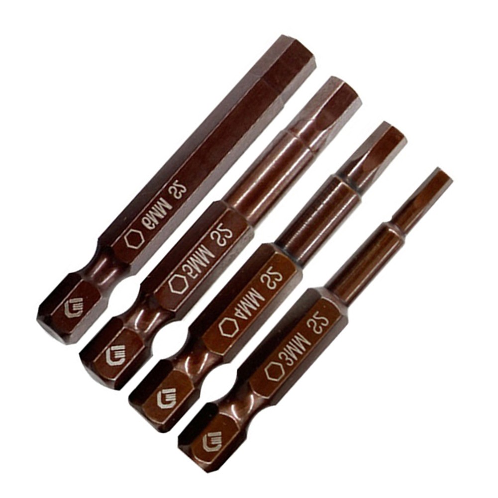 Set 4 Mũi Khoan Lục Giác 50mm H3-H6 Chuyên Dụng