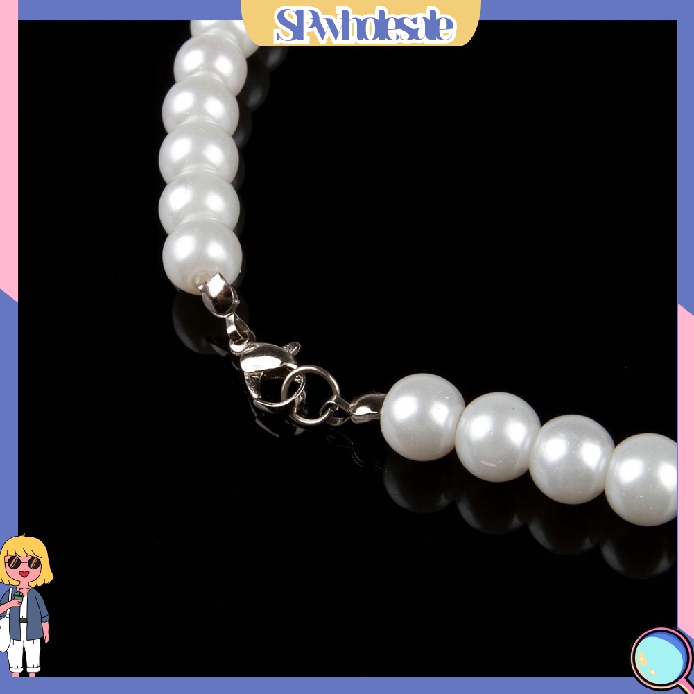 <SPwholesale> Vòng cổ Chuỗi Hạt Ngọc Trai Nhân Tạo Đơn Giản Thời Trang
