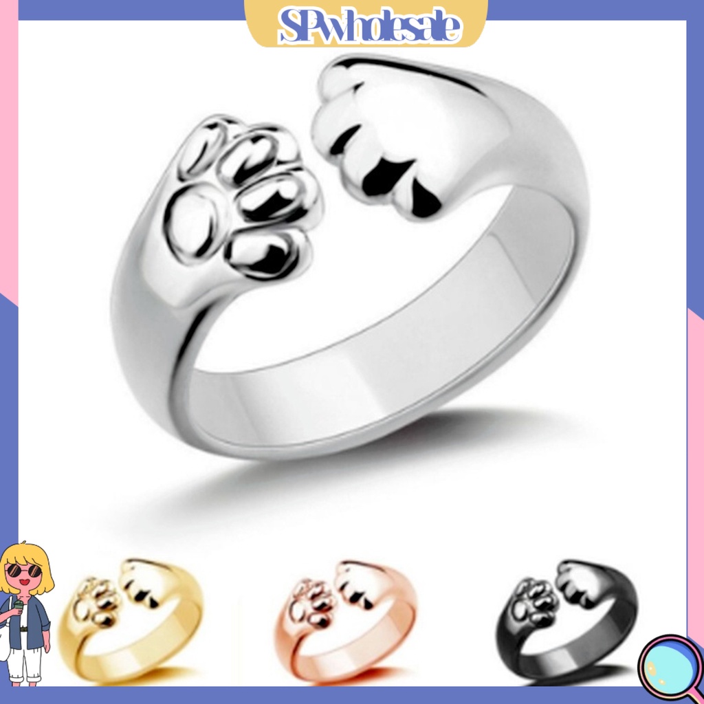 <SPwholesale> Nhẫn Hở Trang Sức Sáng Có Thể Điều Chỉnh Được Sử Dụng Hàng Ngày