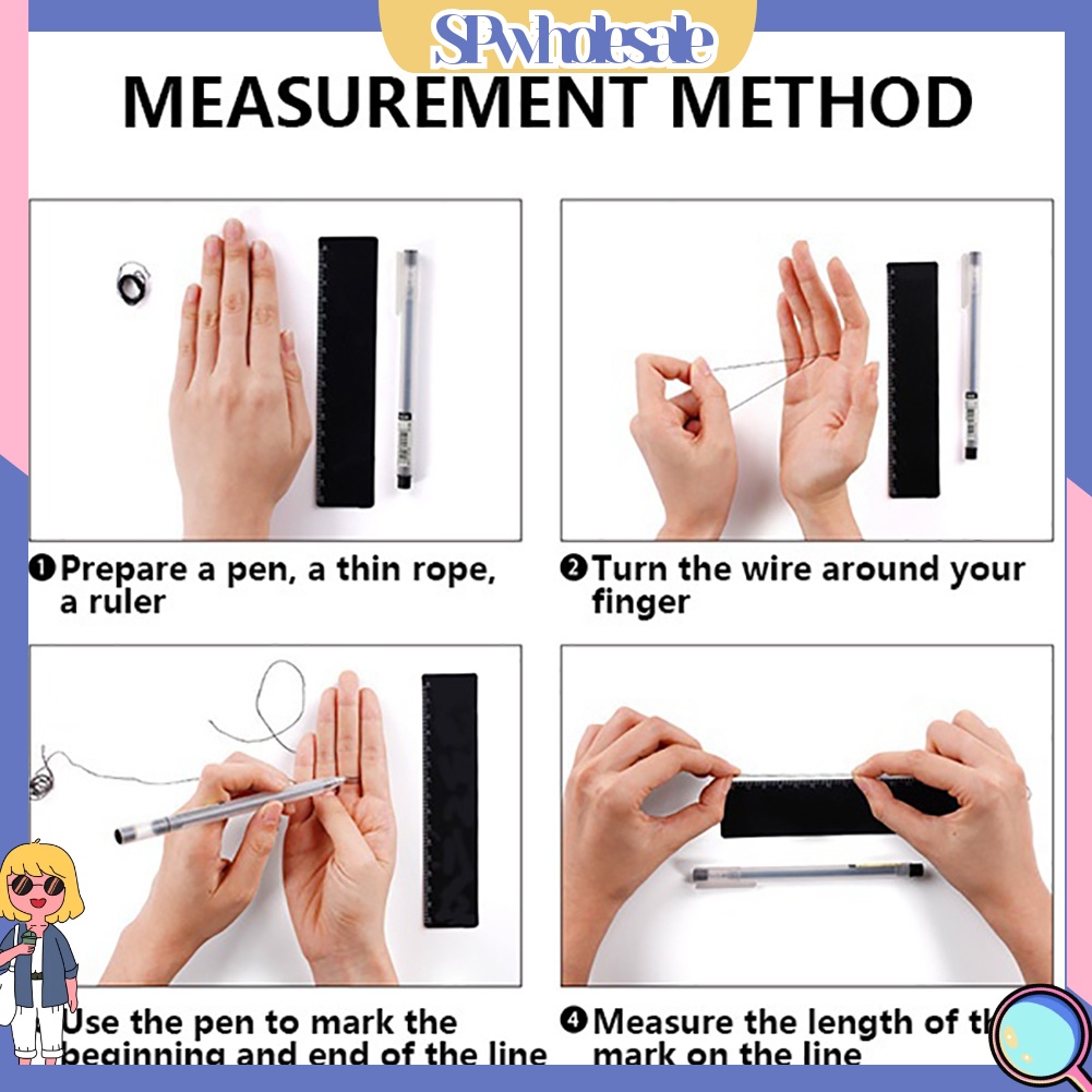 <SPwholesale> Nhẫn Titan Ba Ngày Tháng Xoay Sáng Tạo