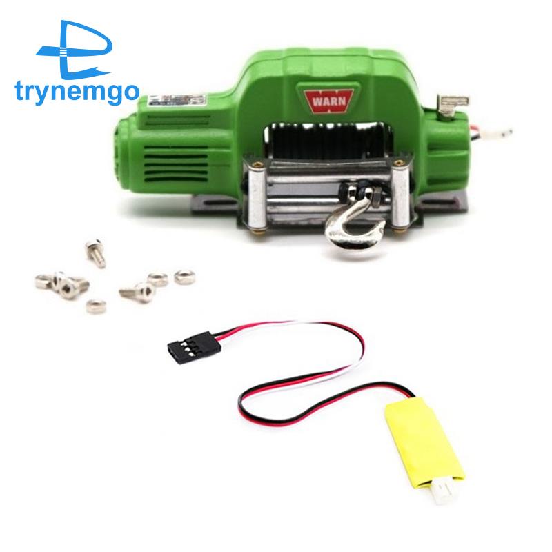 Vòng Cuốn Tự Động Bằng Kim Loại Với Dây Cáp Điều Khiển 3CH Cho Xe Điều Khiển Từ Xa Axial SCX10 TRAXXAS TRX4 RC4WD D90 1 /