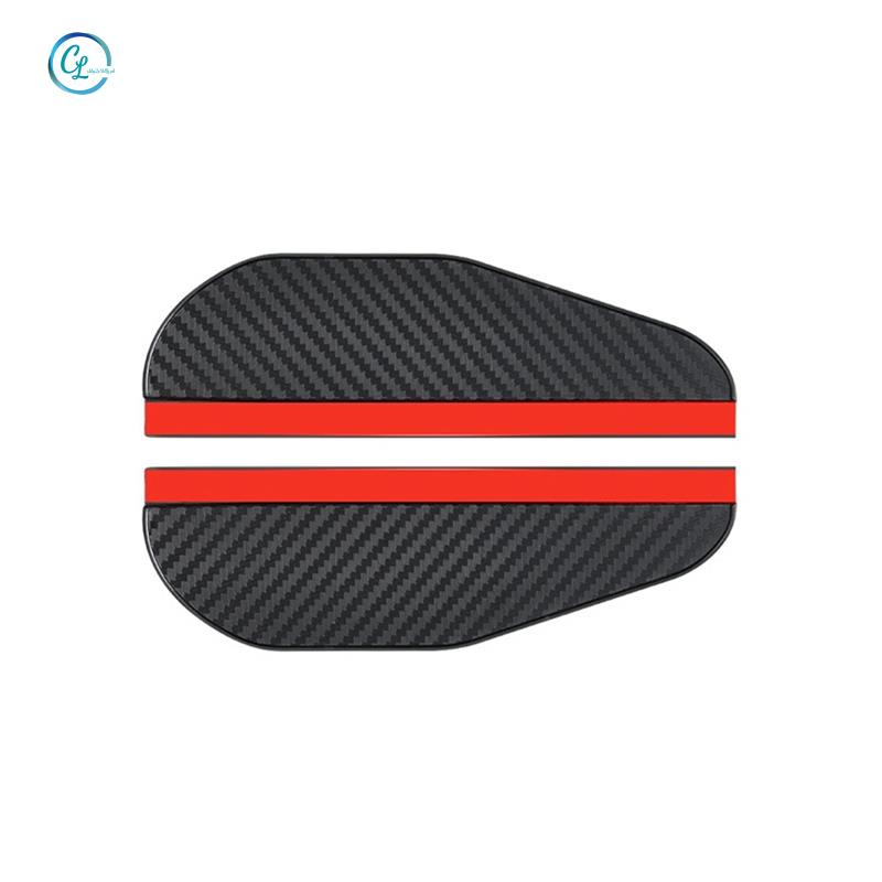 Set 2 Gương Chiếu Hậu Kết Cấu Sợi Carbon Dày Dặn Thông Dụng Cho Xe Hơi Xe Tải Và SUVs