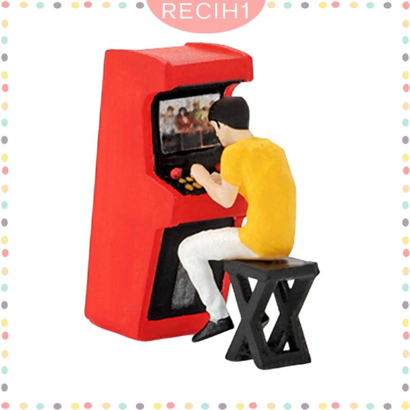 Mô Hình Máy Chơi Game Arcade Mini 64 Tỉ Lệ 1 / 64 Trang Trí Nhà Cửa DIY