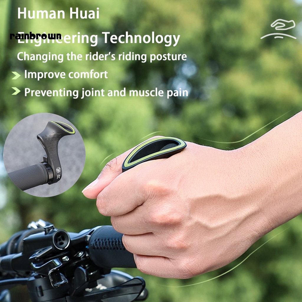 1 Cặp Tay Cầm Chống Sốc Dễ Lắp Đặt Cho Xe Đạp Leo Núi