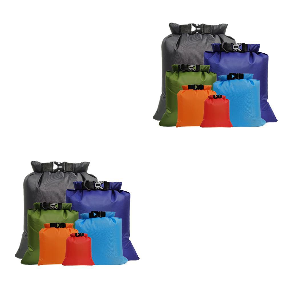 Set 1 / 2 / 6 Túi Đựng Sách Chống Thấm Nước Có Thể Gấp Gọn Tiện Dụng