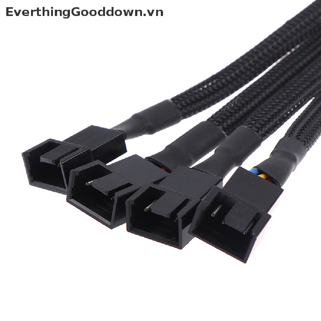 Cáp Chia Quạt Tản Nhiệt 4pin 1 Sang 1 2 3 4 Cho CPU Máy Tính