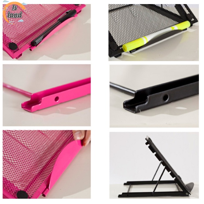 Giá Đỡ Laptop / Máy Tính Bảng Dạng Lưới Tản Nhiệt Có Thể Gấp Gọn Tiện Dụng