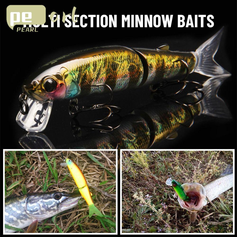 Mồi Giả Nhử Cá Nhiều Đoạn Đính Ngọc Trai Tiện Dụng Cho Hoạt Động Ngoài Trời