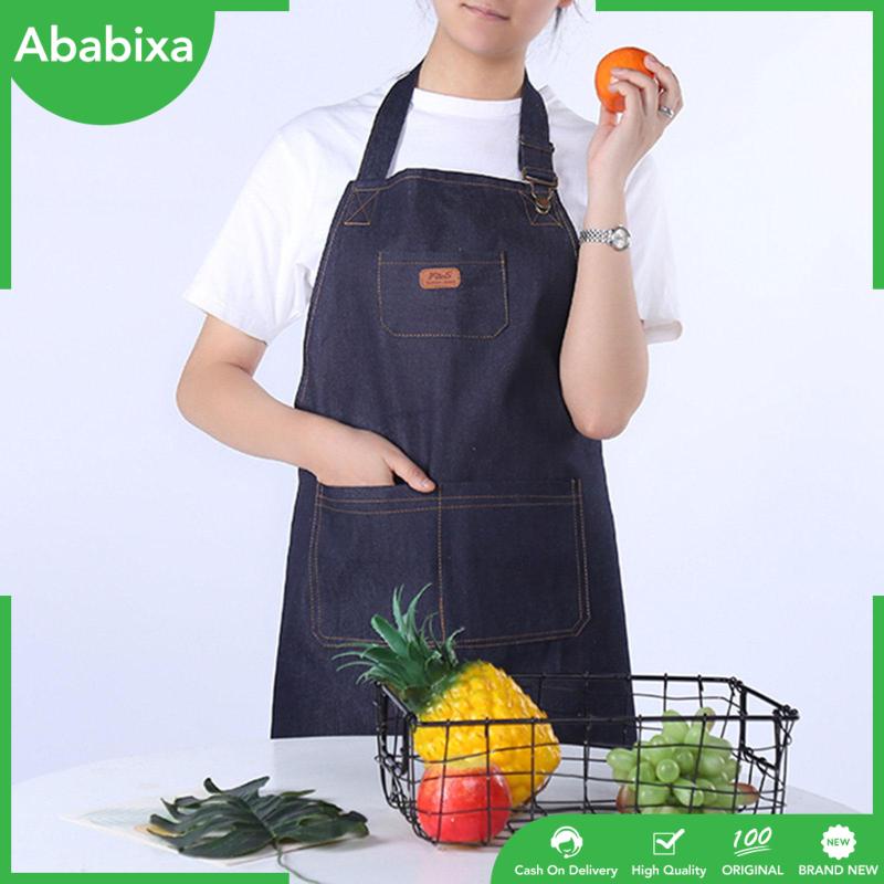 Tạp Dề Nấu Ăn / Làm Vườn Có Túi Lớn Chống Bám Bẩn Tiện Dụng