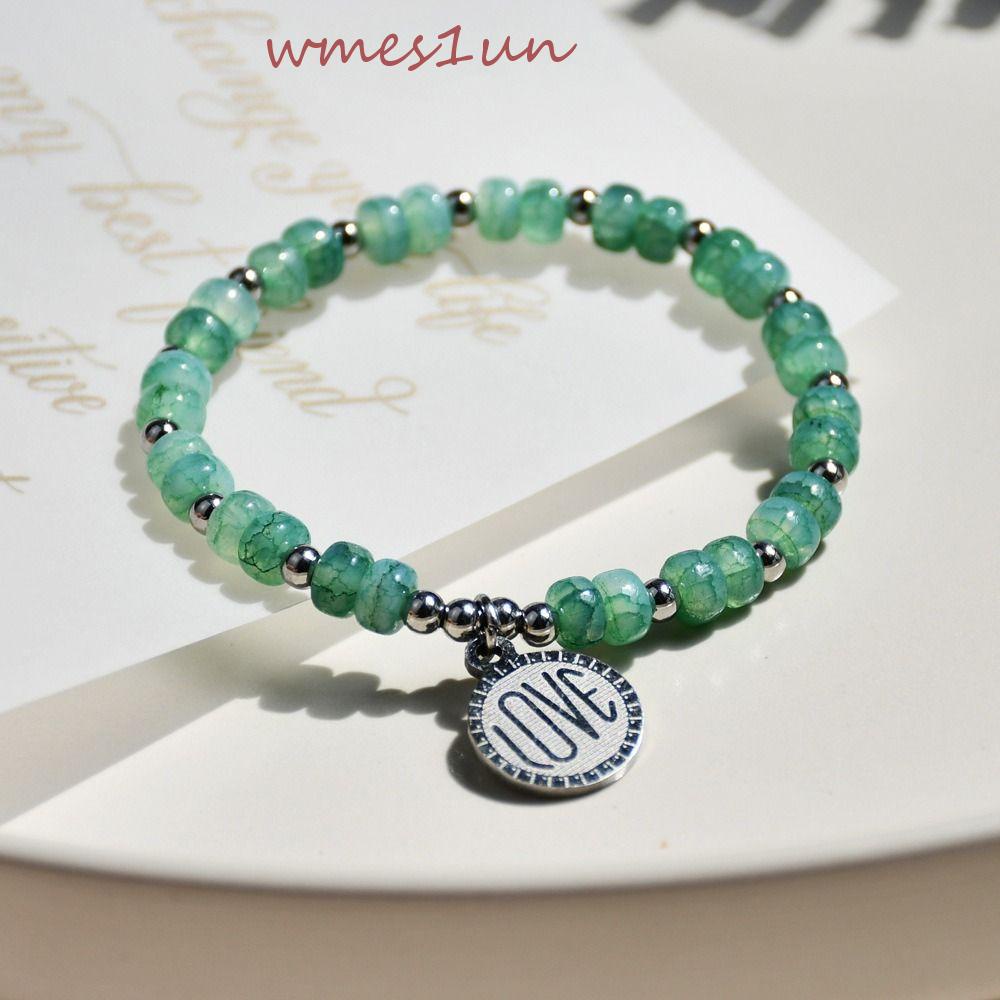 Vòng cổ Mạ Vàng y2k WMES15H Phong Cách Retro|Vòng Tay Chuỗi Hạt Bằng Thép Không Gỉ Thiết Kế Thời Trang