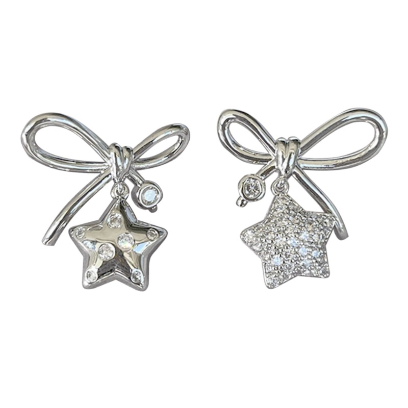 Bông Tai Hình Ngôi Sao Đính Đá Lấp Lánh Thời Trang Dự Tiệc