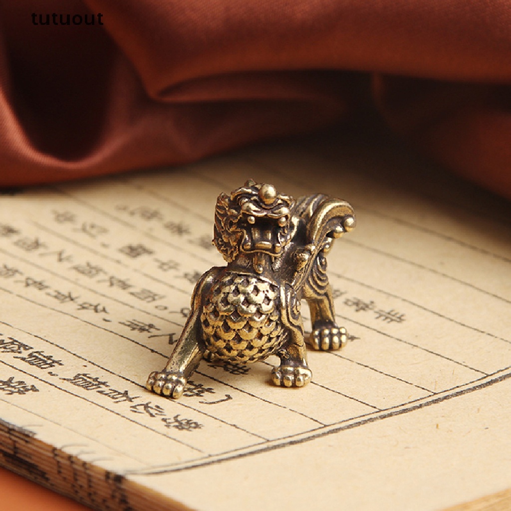 Tượng Nhỏ Bằng Đồng Thau Dùng Trang Trí Phong Thủy Phong Cách Trung Hoa