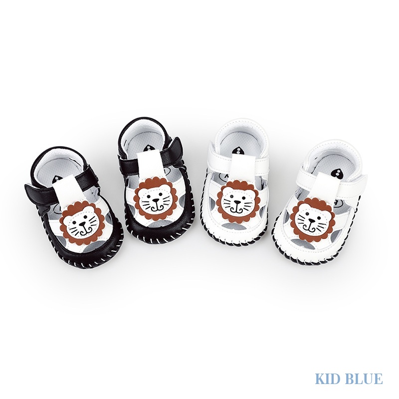 Giày Đế Mềm Chống Trượt Thoáng Khí Thoải Mái In Hình Thú Hoạt Hình Dễ Thương Thời Trang Xuân Hè Cho Bé