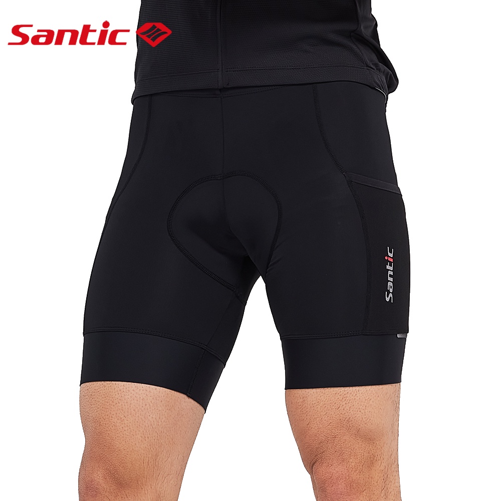 Santic Quần Short Đạp Xe Có Đệm 4D Thoáng Khí Cỡ Lớn Thời Trang Mùa Hè Cho Nam