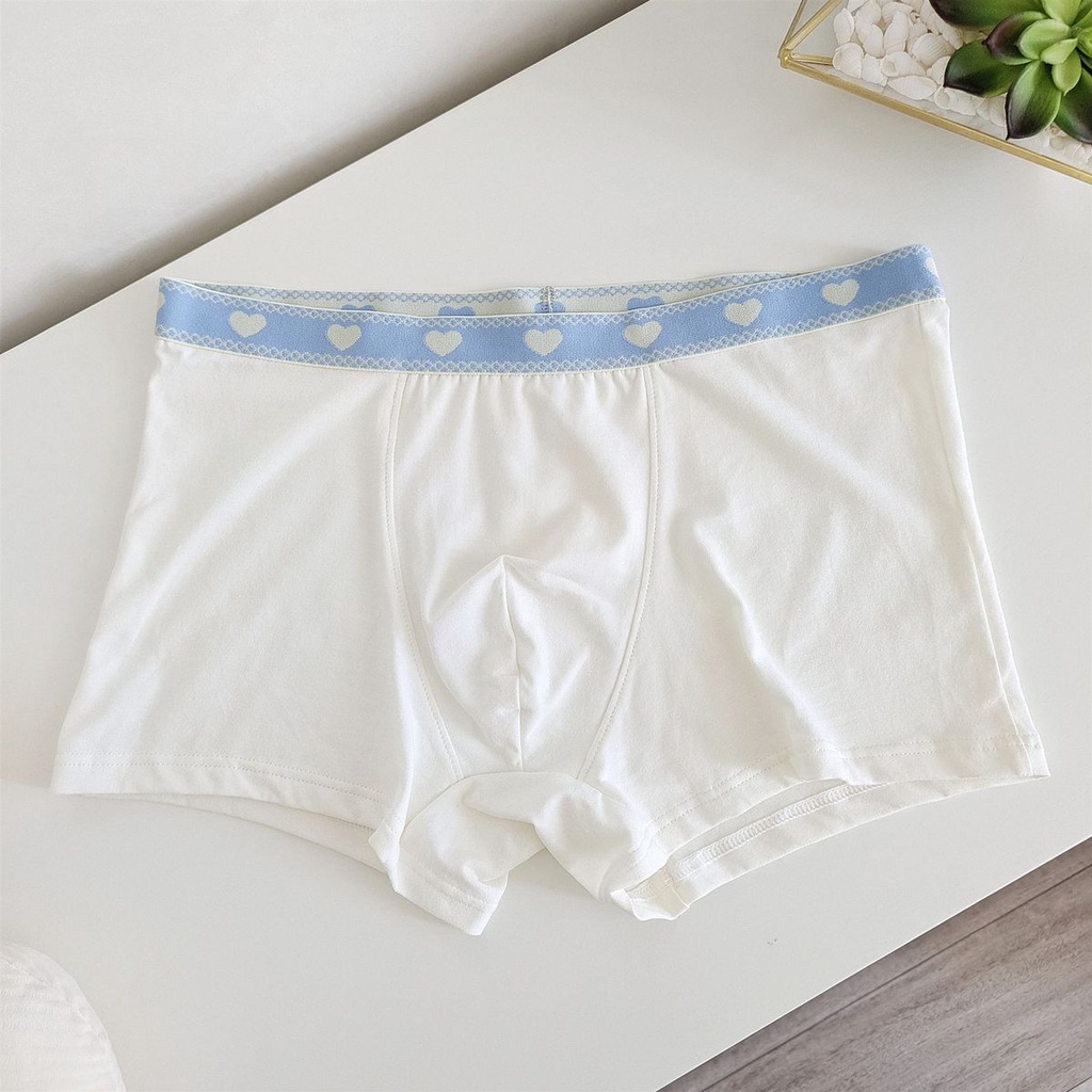 Quần Lót Cotton Nguyên Chất Lưng Vừa Thoải Mái Dễ Thương Cho Cặp Đôi