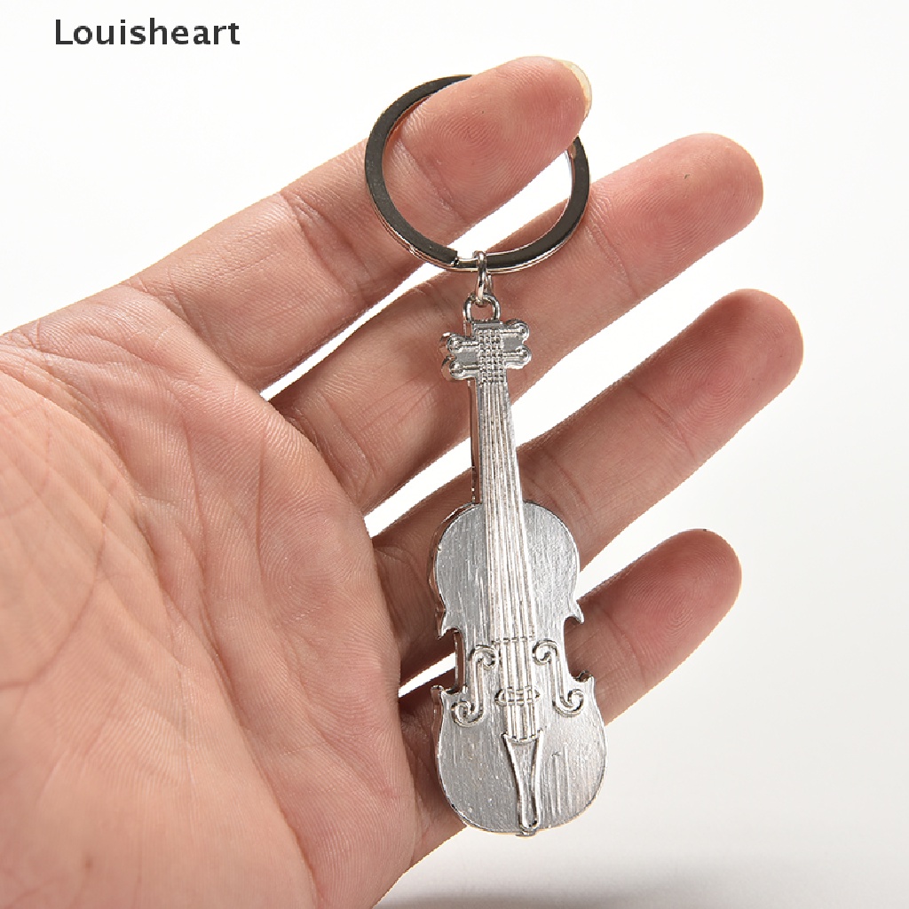 Móc Khóa Kim Loại Hình Đàn Violin Mini Louisheart
