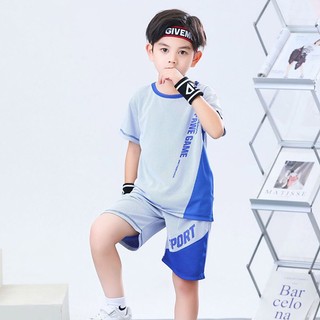 Bộ đồng phục bóng rổ phối lưới thoáng khí nhanh khô dành cho bé trai và bé gái