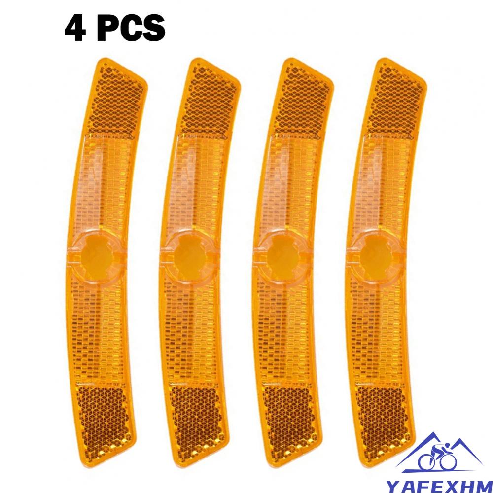 4 Ống Phản Quang Gắn Căm Xe Đạp Leo Núi, Kích Thước 125 * 20mm