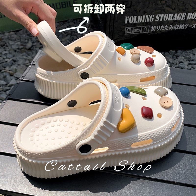 DISHULAN dép nữ dép bánh mì nữ dép bánh mì nữ Chống Trượt 041710