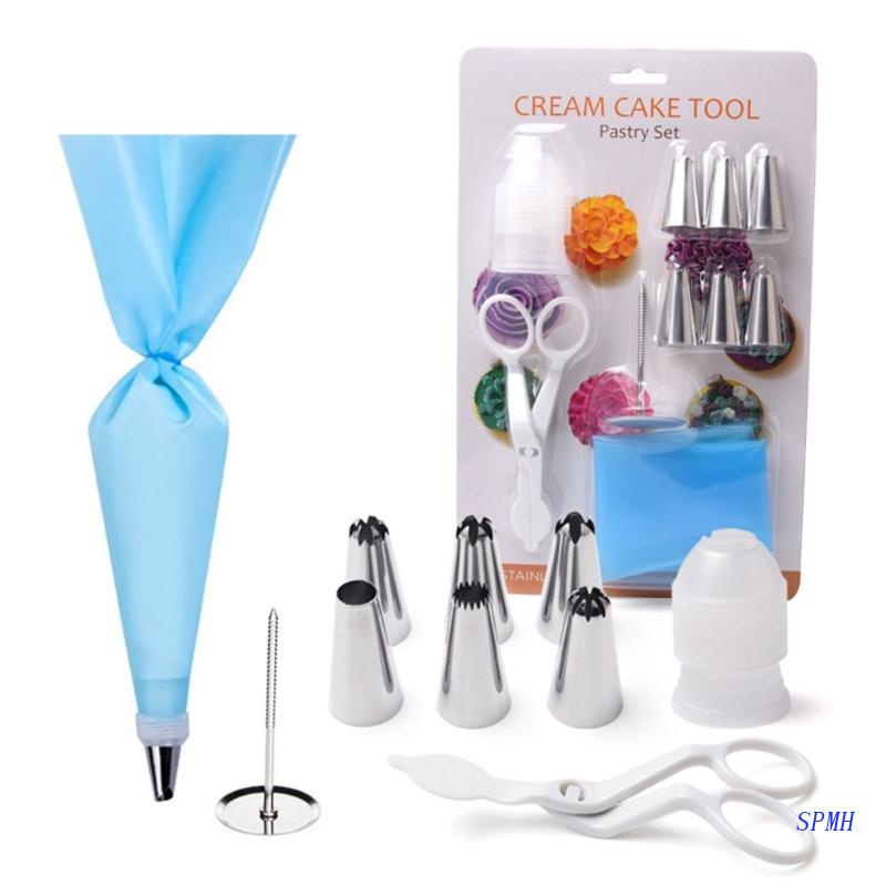 Set 10 Túi Bắt Bông Kem Trang Trí Bánh Sử Dụng Nhiều Lần Tiện Lợi