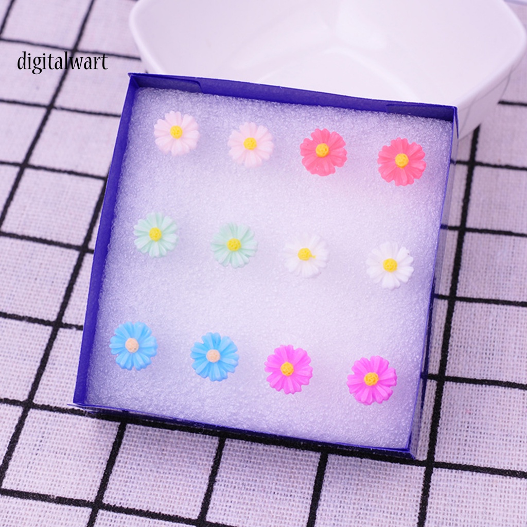 Kỹ Thuật Số| Set 8 / 6 Cặp Khuyên Tai Nữ Thời Trang