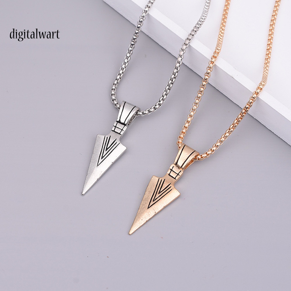 Kỹ Thuật Số| Vòng cổ Mặt Hình Mũi Tên Thời Trang Dành Cho Nam