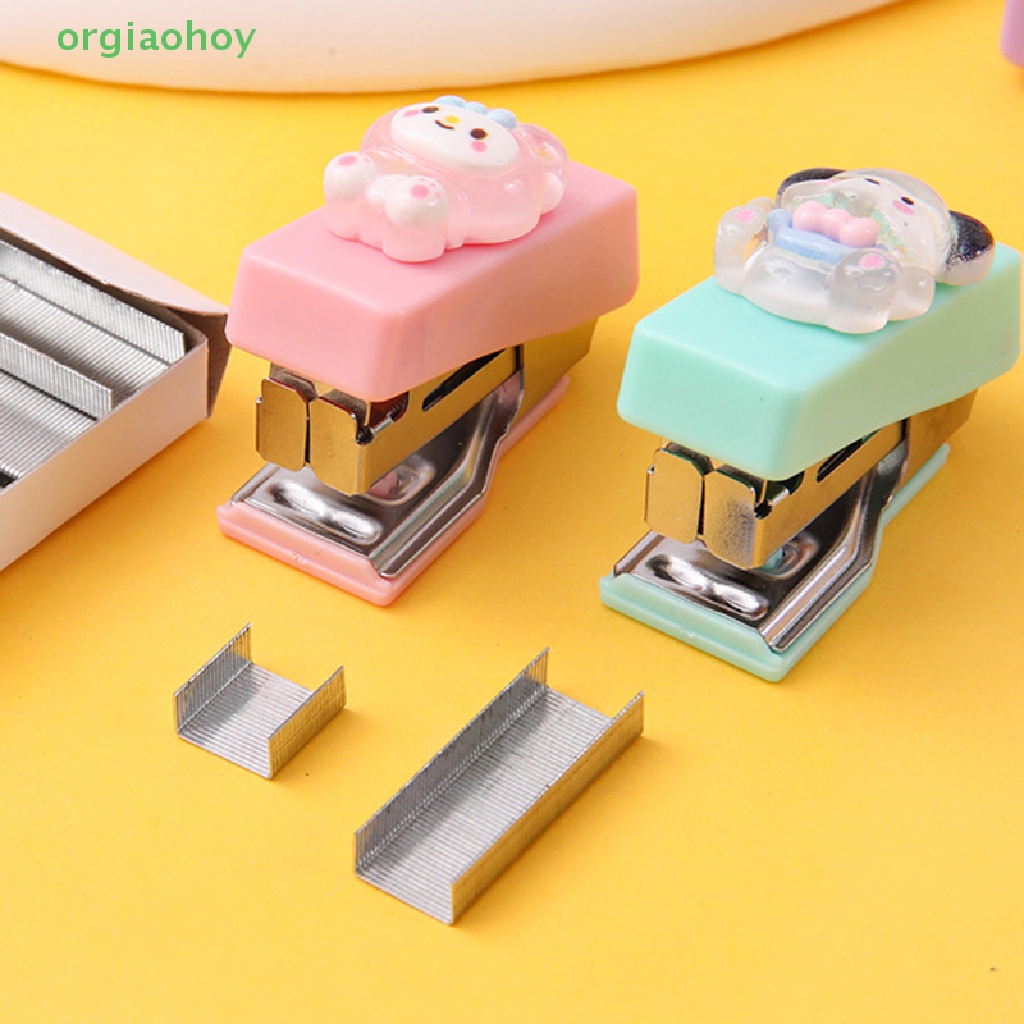 Đồ Dập Ghim Mini Họa Tiết Hoạt Hình Dễ Thương Tiện Dụng Cho Học Sinh / Văn Phòng