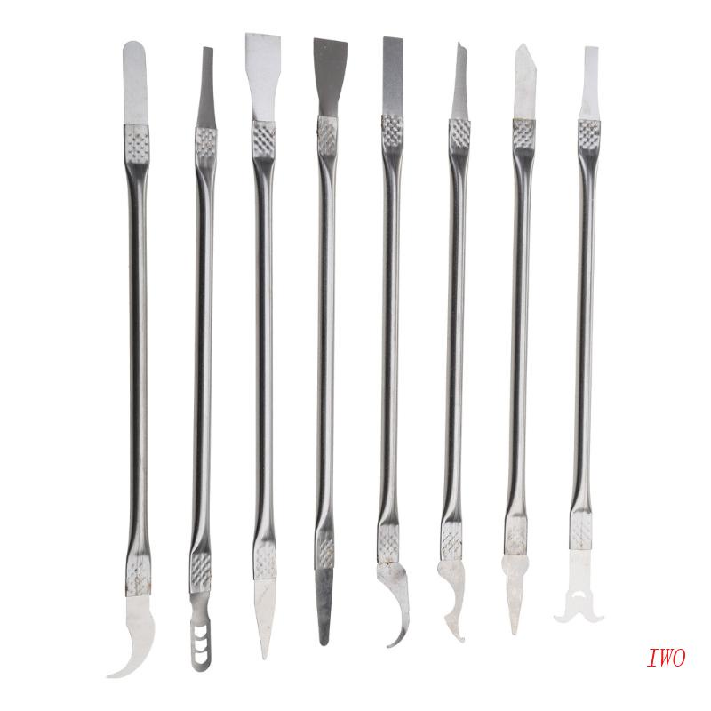 Bộ 8 Dụng Cụ Sửa Chữa Tháo Lắp Bằng Kim Loại Tay Cầm Chống Trượt Cho Crowbar Kỹ Thuật Số