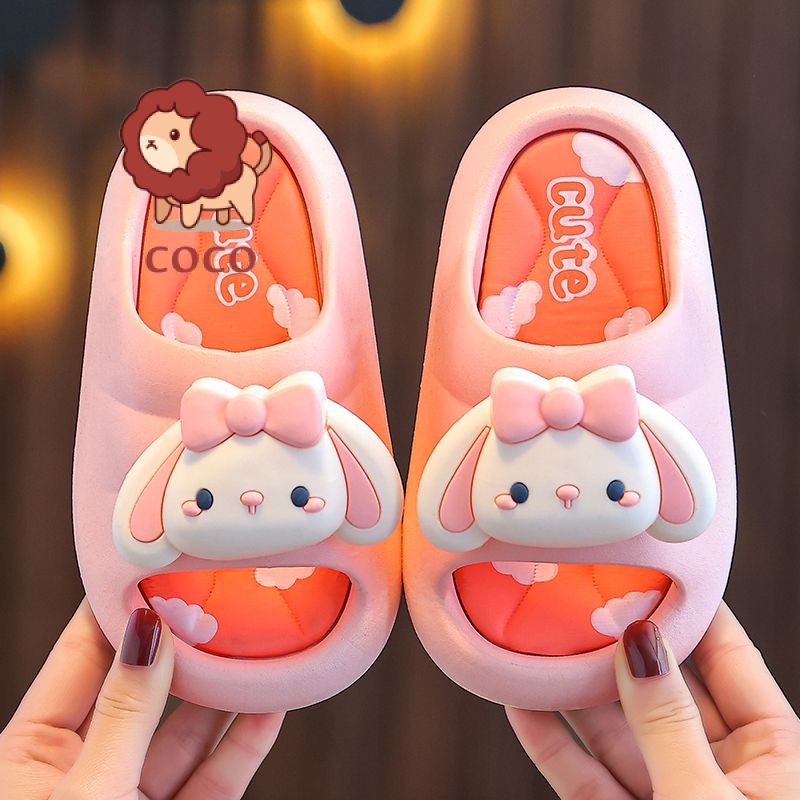 Dép Sandal Công Chúa Đế Mềm Chống Trượt Kích Thước Vừa / Lớn Dễ Thương Dành Cho Bé Gái