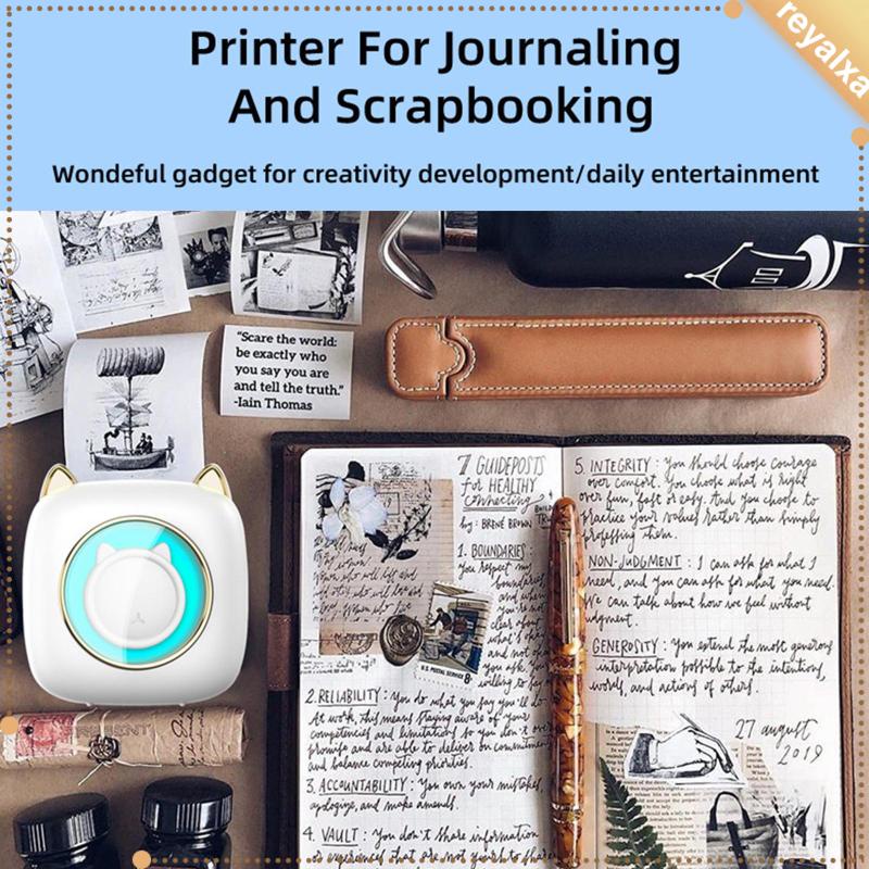 Máy In Mini 200DPI Có Thể Sạc Lại Tiện Dụng Cho Điện Thoại Di Động