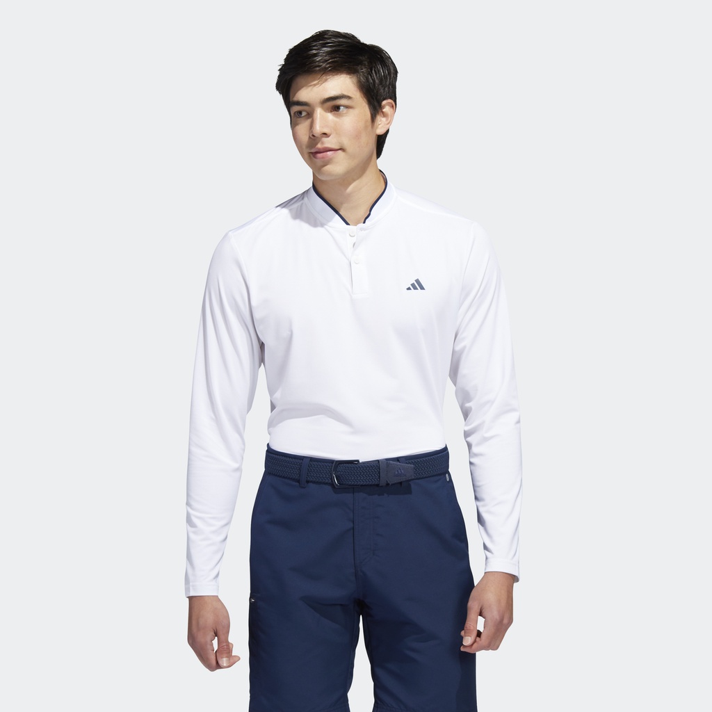 Adidas Đánh gôn Áo Polo Dài Tay Nam trắng HS7578