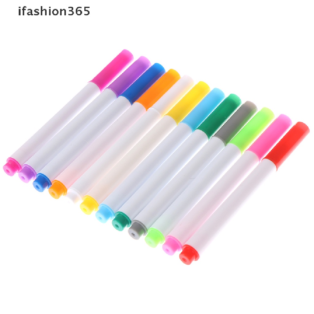 Set 12 Bút Lông Đánh Dấu Bảng Đen Dạng Lỏng Thời Trang