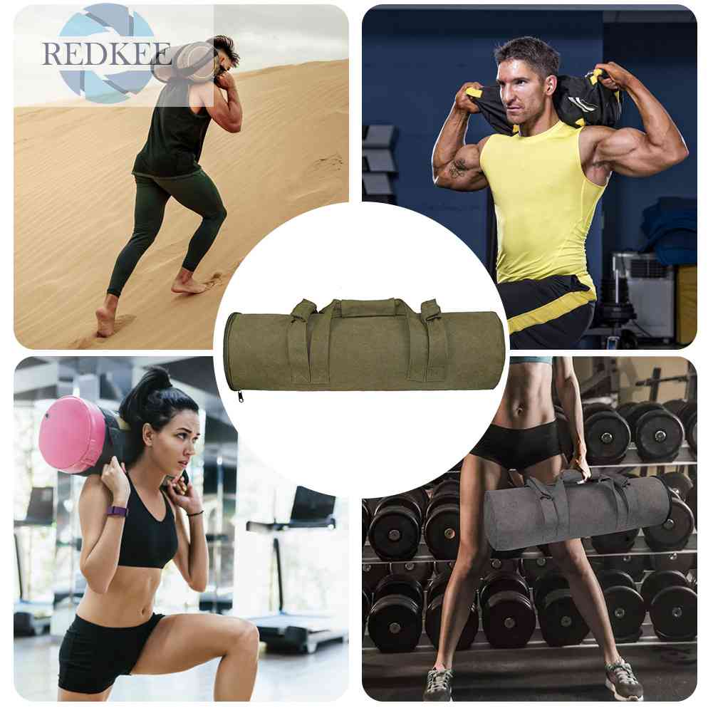 Túi Cát Tập Thể Thao Bằng Vải Bạt Có Tay Cầm Thoải Mái