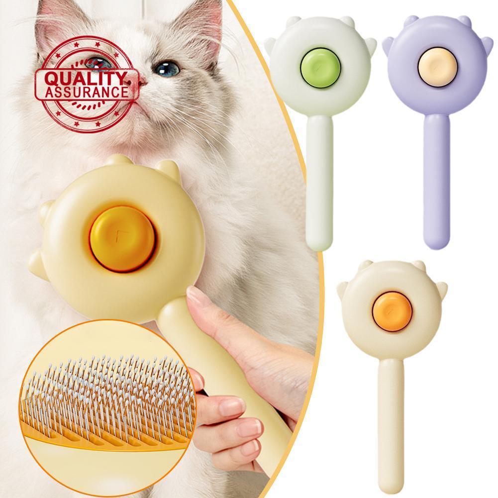 Bàn Chải Lông Ngắn / Dài Hình Dấu Chân Mèo Dùng Chải Lông Cho Thú Cưng A2Y4