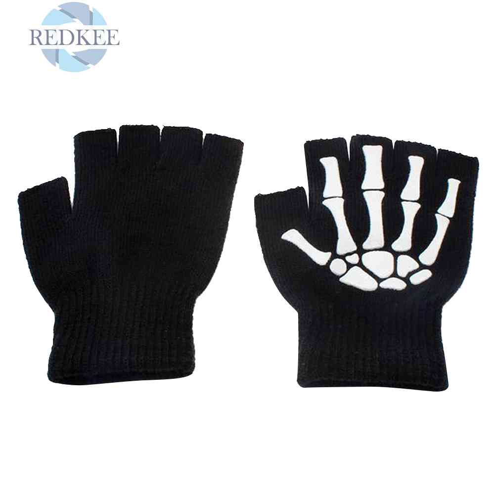 Găng Tay Hở Ngón Thời Trang Cho Nam Và Nữ