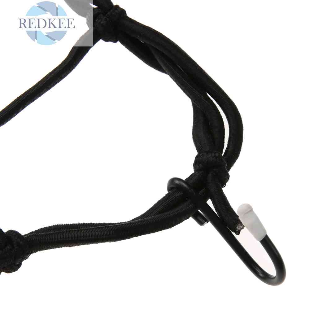 Lưới Giữ Hành Lý Co Giãn 28cm * 28cm Có Móc Gắn Xe Đạp / Xe Máy